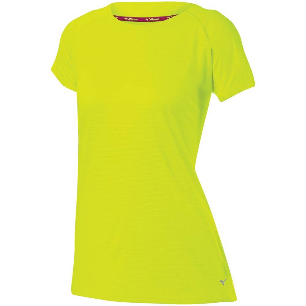 Mizuno Women's Lyra T-Shirts Yellow (421664-RAQ)